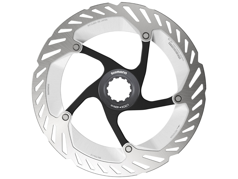 Shimano RT-CL800 Ice Tech Freeza Centerlock Rotors - Internal Lockring - Silver/ Black-2
