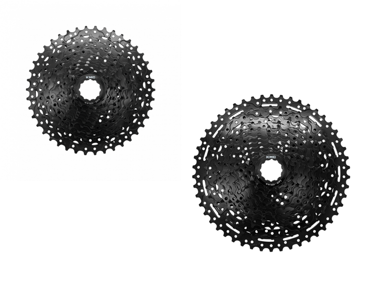 KMC React 11 Speed HG Cassettes - Black