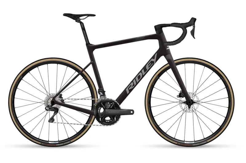 Ridley Grifn Road 105 2x12 Carbon Road Bike - Metallic Dark Plum/ Autumn Grey