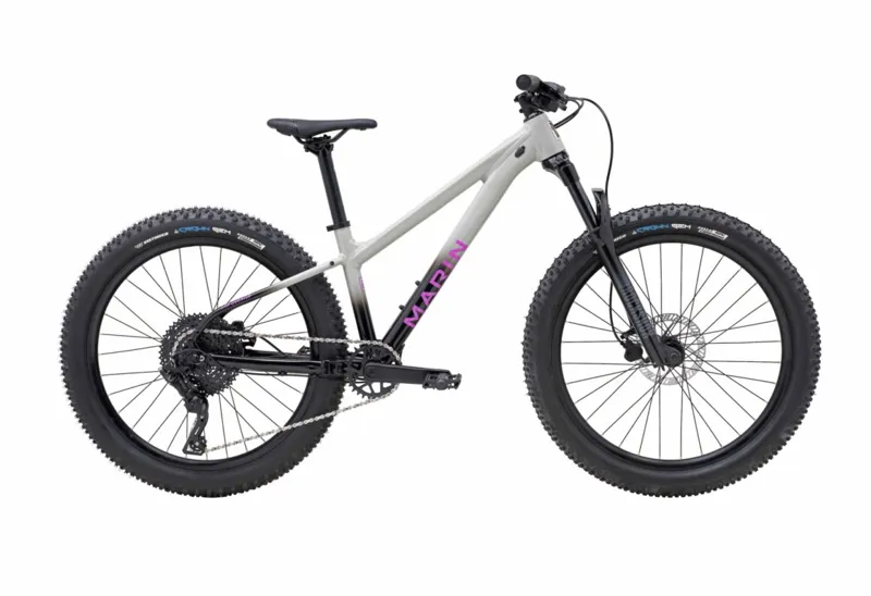 Marin San Quentin 24 Kids Mountain Bike - Gloss Grey/ Black/ Pink