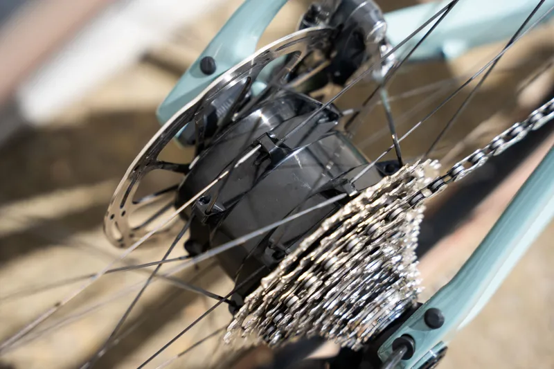 Ridley E-Grifn 105 2x12 E.Road Bike - Gloss 105/ Yellow-4