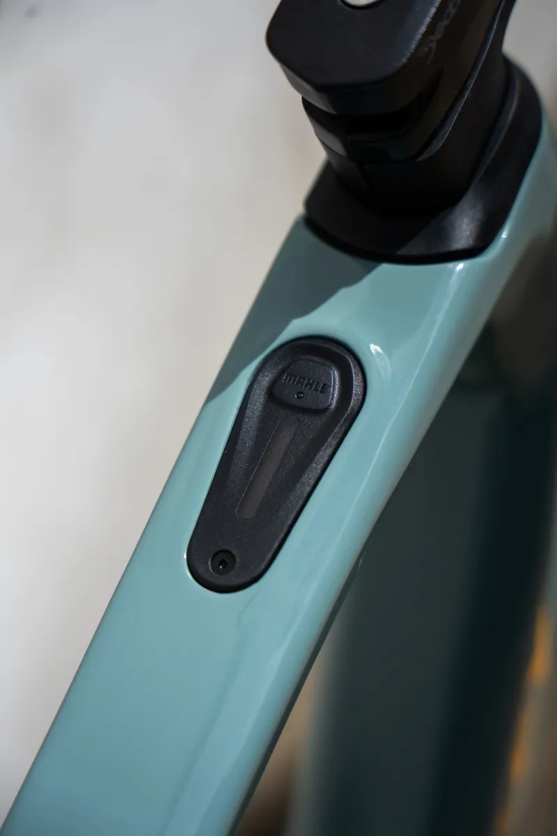 Ridley E-Grifn 105 Di2 E.Road Bike - Gloss Green Smoke/ Yellow-5