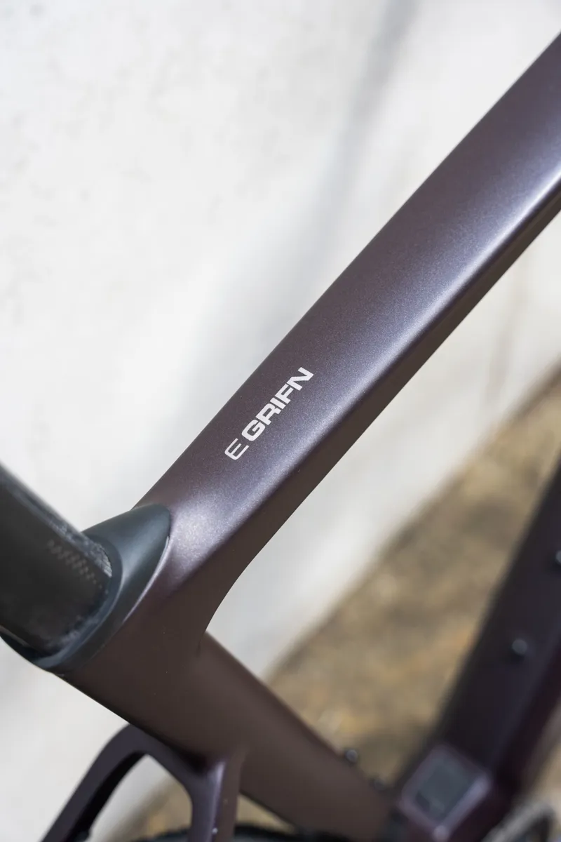 Ridley E-Grifn Ultegra Di2 E.Road Bike - Dark Plum Metallic/ Autumn Grey-5