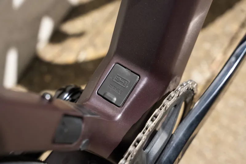 Ridley E-Grifn 105 Di2 E.Road Bike - Dark Plum Metallic/ Autumn Grey-3