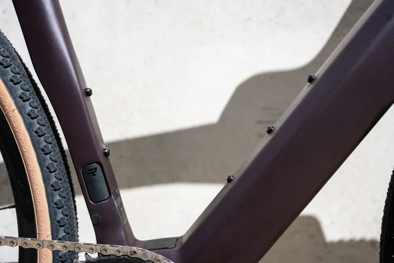 Ridley E-Grifn 105 Di2 E.Road Bike - Dark Plum Metallic/ Autumn Grey-2