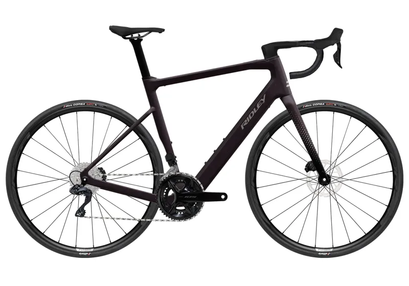 Ridley E-Grifn 105 Di2 E.Road Bike - Dark Plum Metallic/ Autumn Grey