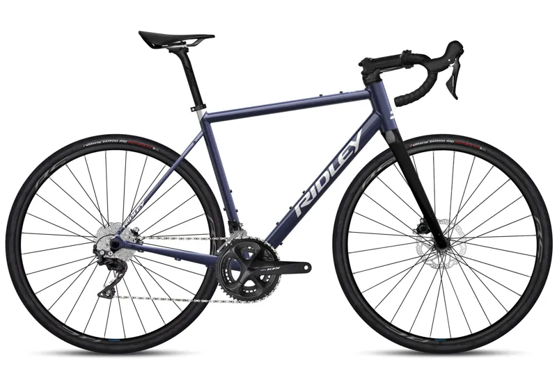 Ridley Grifn A 105 1x12 RS171 Road Bike- Gloss Violet Chameleon/ Silver