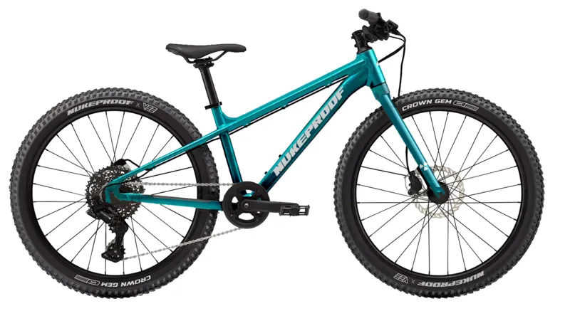 Nukeproof Tracker 24 8 Speed Kids Mountain Bike - Petrol