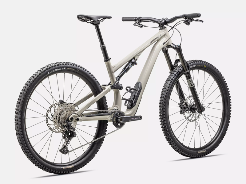 Specialized Stumpjumper 15 Alloy Mountain Bike - Gloss White Mountains/Dark Moss Green-2