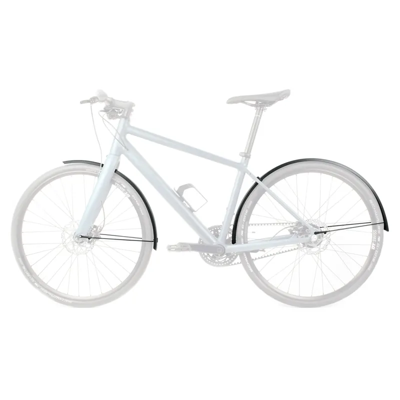 SKS Edge AL 700c 56mm AllRoad Aluminium Mudguard Set - Black-1