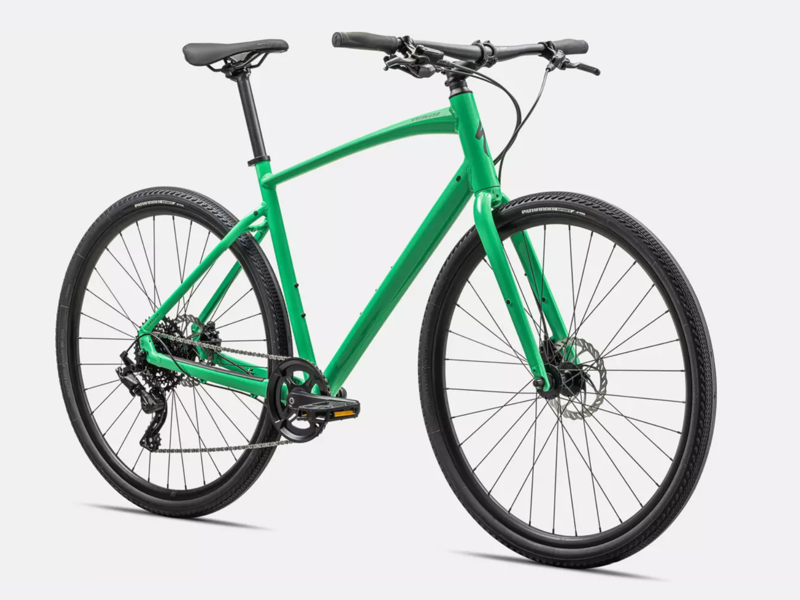 Specialized Sirrus X 2.0 Hybrid Bike - Gloss Electric Green/ Smoke-1