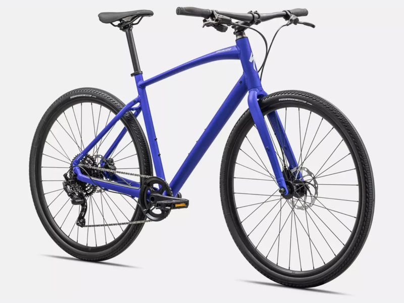 Specialized Sirrus X 3.0 Hybrid Bike - Gloss Sapphire/ White/ Green-1