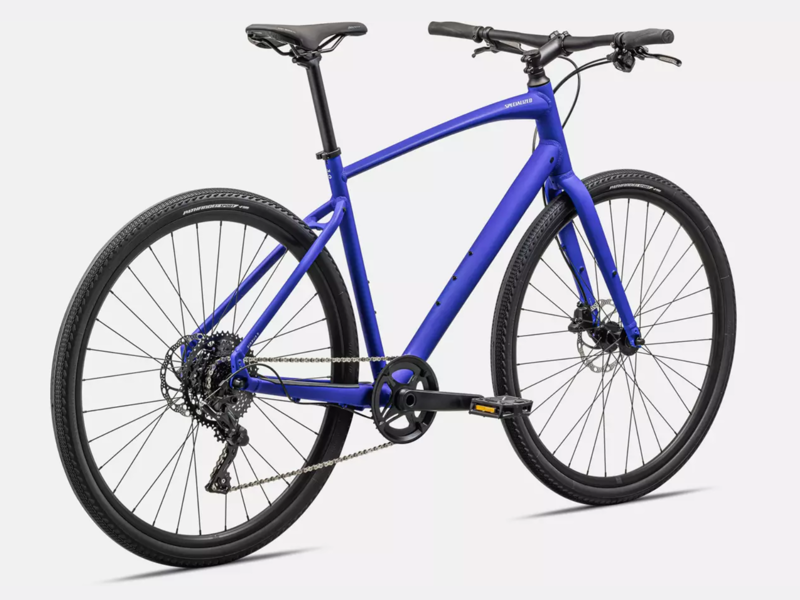 Specialized Sirrus X 3.0 Hybrid Bike - Gloss Sapphire/ White/ Green-2