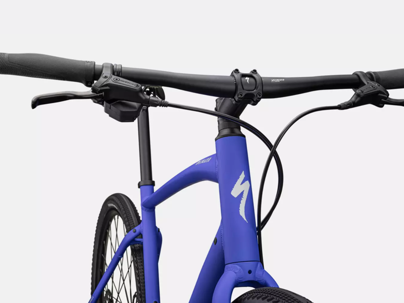 Specialized Sirrus X 3.0 Hybrid Bike - Gloss Sapphire/ White/ Green-4