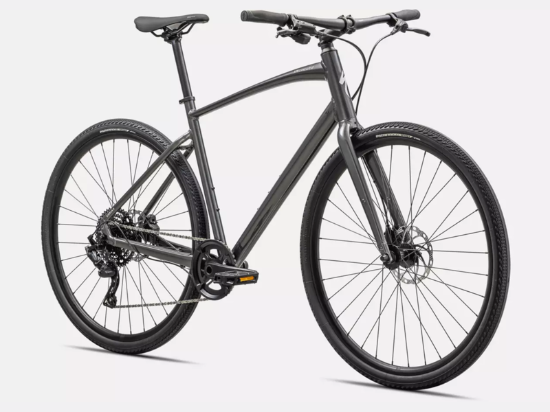 Specialized Sirrus X 3.0 Hybrid bike - Gloss Smoke/ Dune White-1