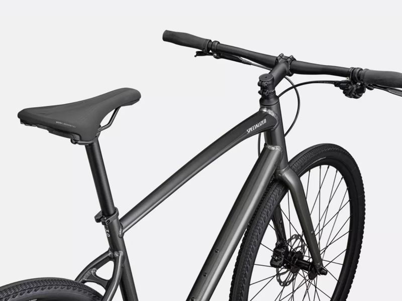 Specialized Sirrus X 3.0 Hybrid bike - Gloss Smoke/ Dune White-3