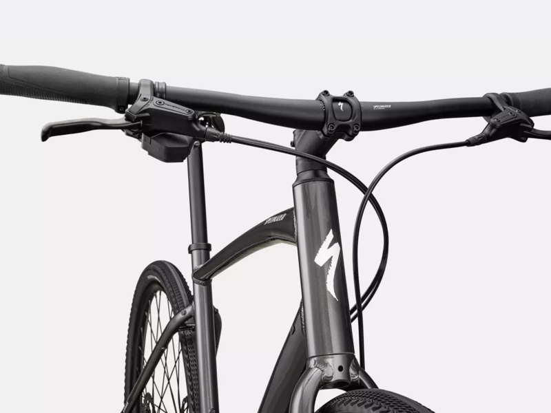 Specialized Sirrus X 3.0 Hybrid bike - Gloss Smoke/ Dune White-4