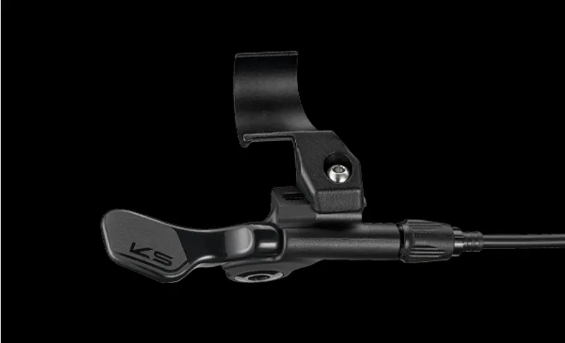 KS Southpaw Carbon Dropper Seatpost Lever - Shimano I-Spec II - Black