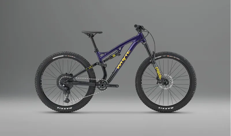 Whyte Bikes T-140 27 Junior Full Suspension MTB - Gloss Purple/ Black/ Yellow-4