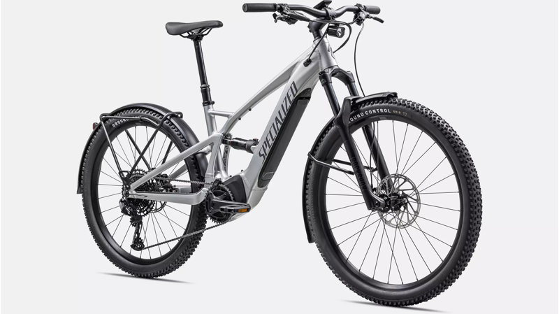 Specialized Tero X 4.0 Full Suspension Hybrid E.Bike- Silver Dust-1