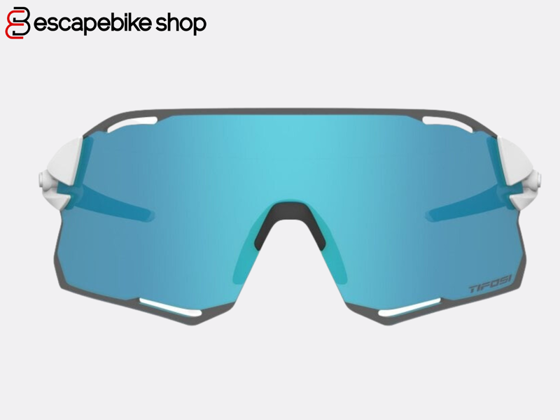 Tifosi Rail Race Blue Clarion Lens Sunglasses 2 Lens - Matt White-2
