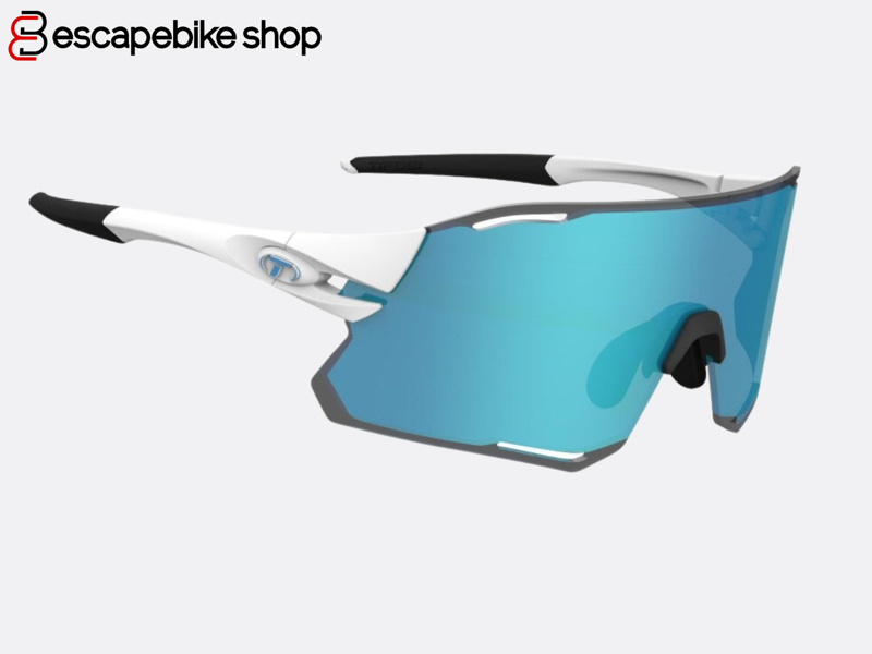 Tifosi Rail Race Blue Clarion Lens Sunglasses 2 Lens - Matt White-3