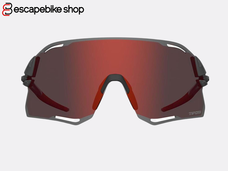 Tifosi Rail Race Interchangeable Red Clarion Lens 2 Lens - Satin Vapor-1