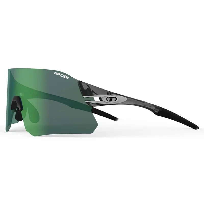 Tifosi Rail Green 3x Lens Sunglasses - Crystal Smoke