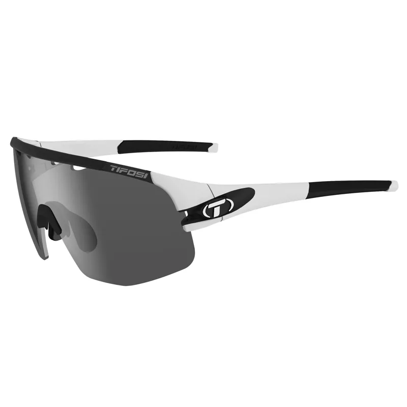 Tifosi Sledge Lite Interchangeable 3 Lens Sunglasses - White/ Black