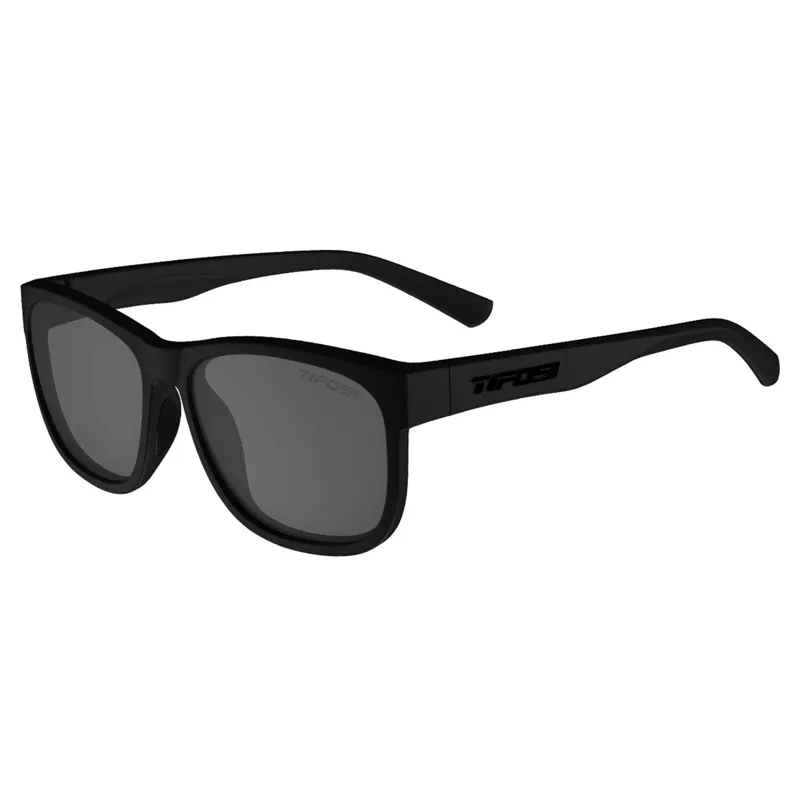 Tifosi Swank XL Smoke Polarized Lens Sunglasses - Blackout