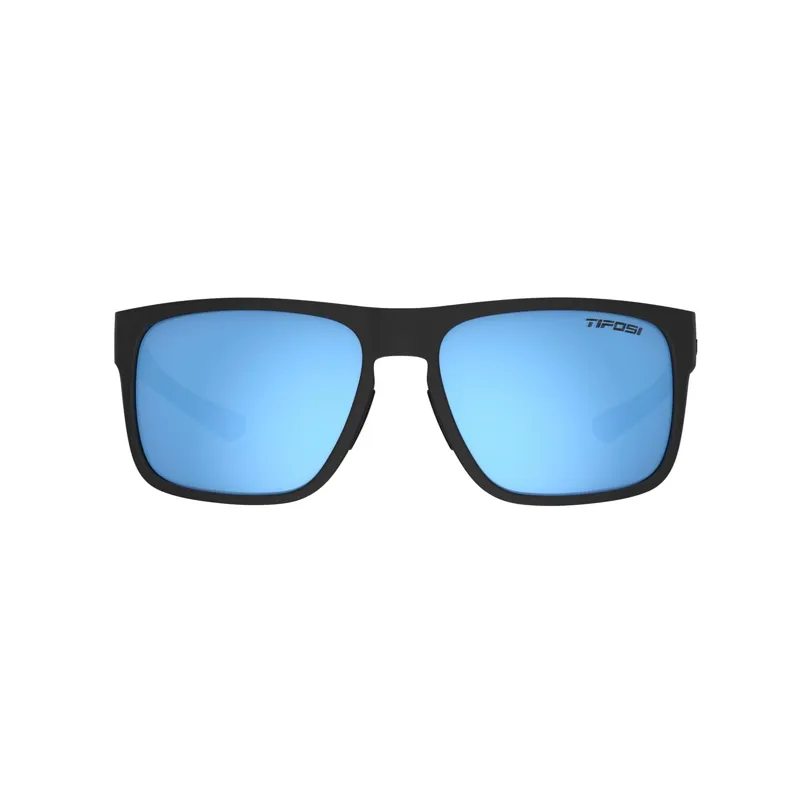 Tifosi Swick Single Lens Sunglasses - Blackout/ Polarized Blue Mirror-1