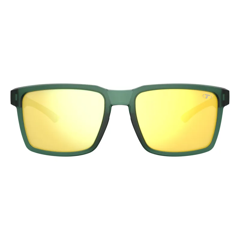 Tifosi Sylo Casual Sunglasses - Forest Vapour/ Smoke Yellow Mirror-2