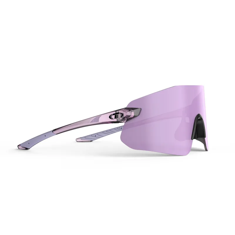 Tifosi Vogel SL Single Lens Sunglasses - Crystal Purple/ Violet Mirror-1