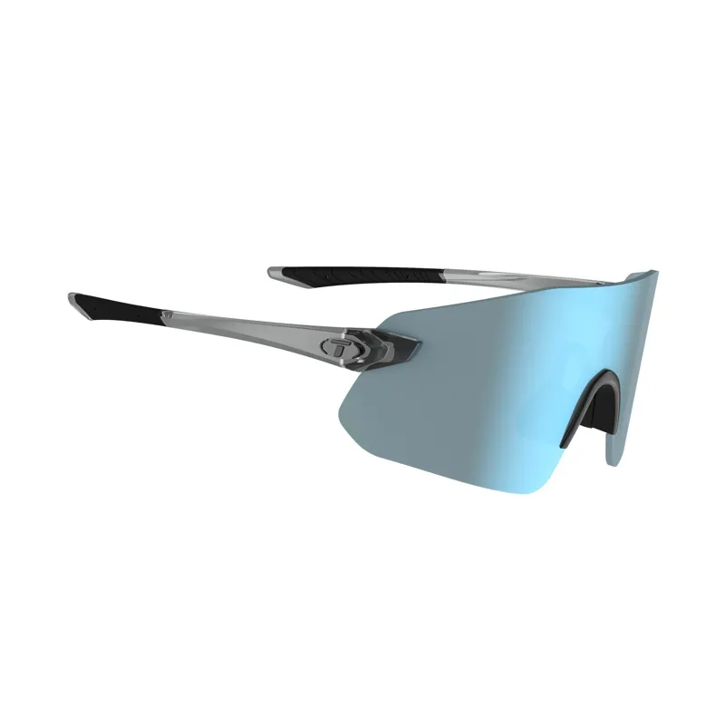 Tifosi Vogel SL Single Lens Sunglasses - Crystal Smoke/ Bright Blue-2
