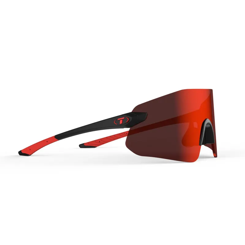 Tifosi Vogel SL Single Lens Sunglasses - Matte Black/ Smoke Red-1