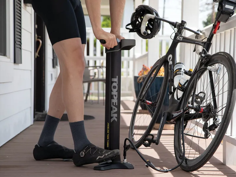 Topeak JoeBlow Twin Turbo Track Pump - Black-3