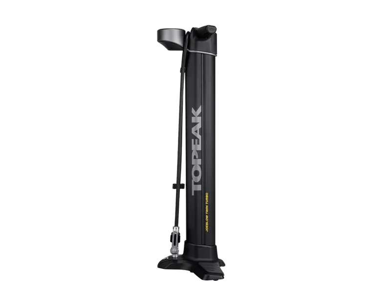 Topeak JoeBlow Twin Turbo Track Pump - Black-1