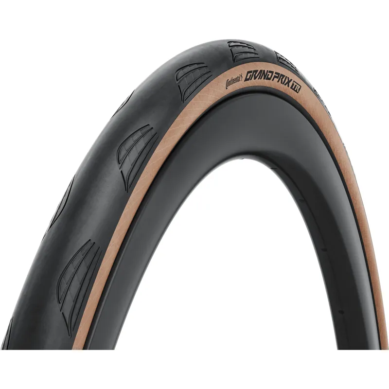 Continental Grand Prix TR Road Bike Tyres - Black/ Transparent