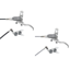 Hope Tech 4 Evo GR4 Disc Brakes - Silver / Smoke