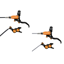Hope Tech 4 Evo GR4 Disc Brakes - Black/ Orange