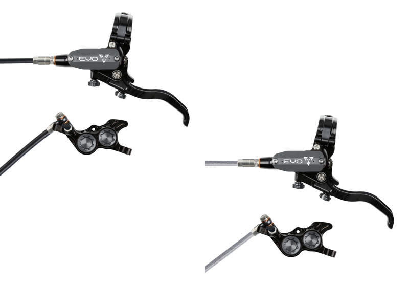 Hope Tech 4 Evo GR4 Disc Brakes - Black/ Smoke