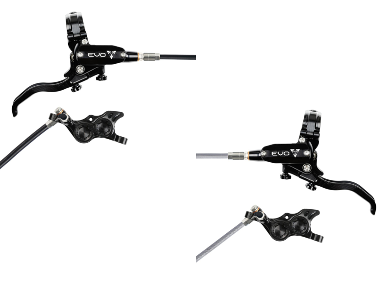 Hope Tech 4 Evo TR4 Disc Brakes - Black/ Black