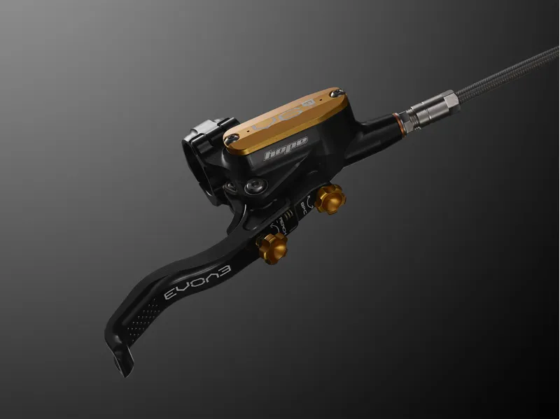 Hope Evo V6Ti Mono Edition Limited Disc Brake Sets - Black/ Gold-1