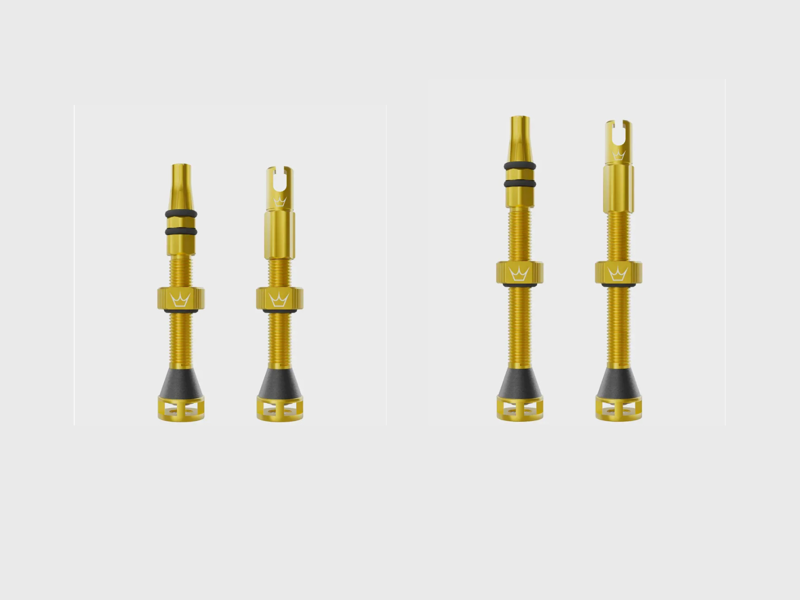 Peaty's Holeshot Fast Flow Tubeless Valves - Gold