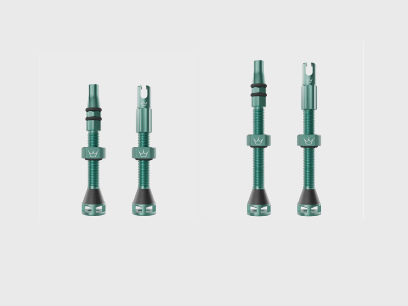 Peaty's Holeshot Fast Flow Tubeless Valves - Jade Green