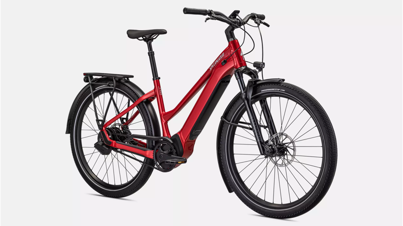 Specialized  Vado 5.0 IGH Step-Thru Hybrid E.Bike - Red Tint-1