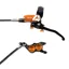 Hope Tech 4 E4 Disc Brake - No Rotor - Black/ Orange
