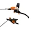 Hope Tech 4 X2 Disc Brake - No Rotor - Black/ Orange