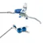 Hope Tech 4 V4 Disc Brakes - Silver/Blue