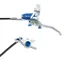 Hope Tech 4 X2 Disc Brake - No Rotor - Silver/ Blue